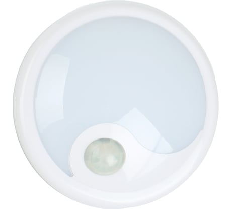 Светильник с датчиком движения ЧИНГИСХАН 6 LED, 1Вт, 4АА, пластик 222-004