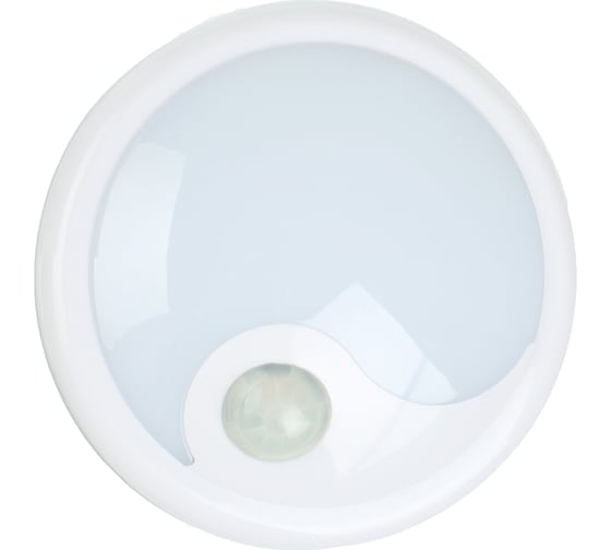 Светильник с датчиком движения ЧИНГИСХАН 6 LED, 1Вт, 4АА, пластик 222-004