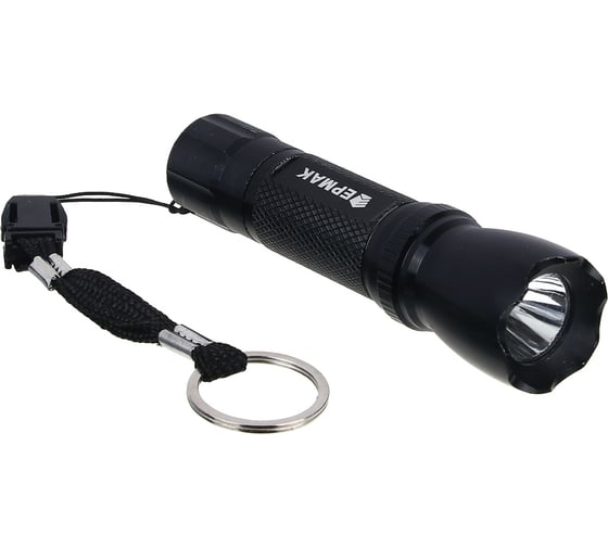 Фонарик мини металлический ЕРМАК 0,5 Вт LED, 1xAA, алюминий, 9,5х3 см 328-103