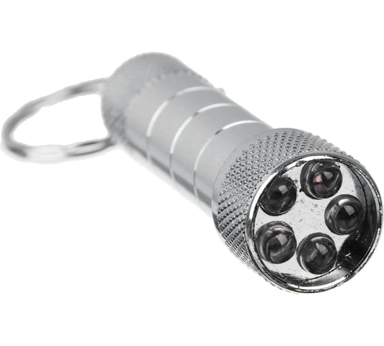 Фонарик-брелок ЧИНГИСХАН 5 LED, алюминий 198-070