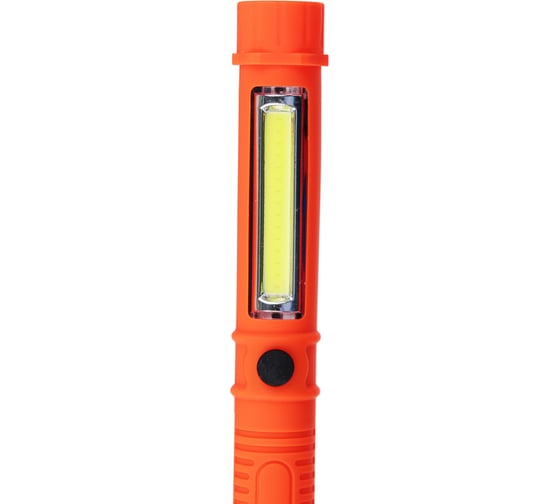 Фонарь ЕРМАК  1 COB + 1 LED, 3Вт + 1Вт, 3xAAA, 16см, резино-пластик, 2 режима 224-002