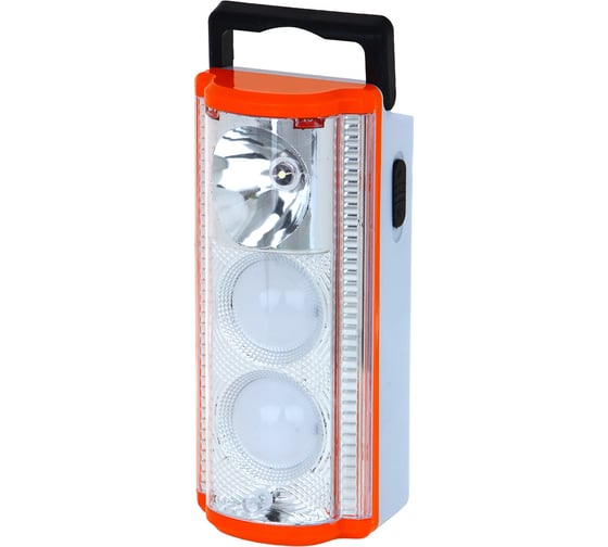 Фонарь аккумуляторный ЕРМАК переносной, пластик, 28+1LED, 16х6,2х7 см 198-082
