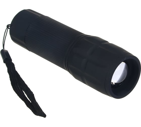 Фонарь ЕРМАК с фокусировкой 0,75 Вт LED, 3xAAA, резинопластик, 11,5х3 см 198-022