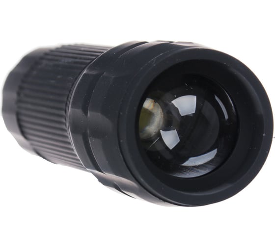 Фонарь ЕРМАК с фокусировкой 0,75 Вт LED, 3xAAA, резинопластик, 11,5х3 см 198-022