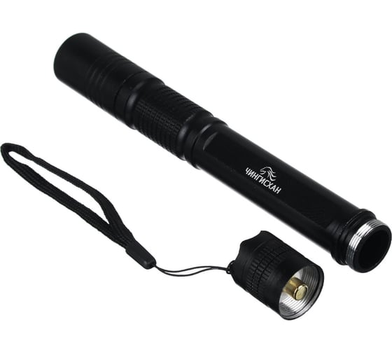 Фонарь ЧИНГИСХАН 1 LED, 3 Вт, 50м, 3 режима, алюминиевый сплав, 1 цвет 224-017