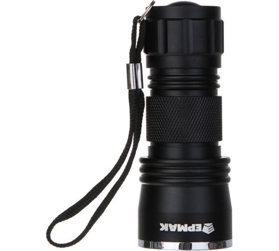 Фонарь металлический ЕРМАК 21 LED, 3хAAA, 9,2x3,6см, алюминий 224-027