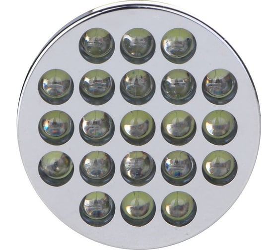 Фонарь металлический ЕРМАК 21 LED, 3хAAA, 9,2x3,6см, алюминий 224-027