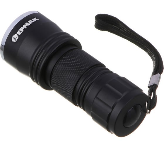 Фонарь металлический ЕРМАК 21 LED, 3хAAA, 9,2x3,6см, алюминий 224-027