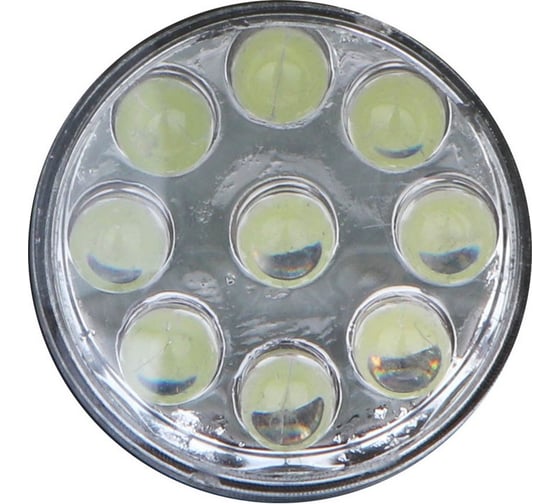Фонарь металлический ЕРМАК 9 LED, 3хAАA, 9x2,6см, алюминий 224-102