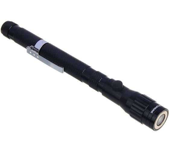 Фонарь телескопический ЕРМАК с магнитом, 1 LED, 1 режим, 3хLR44, 15x2см 224-005