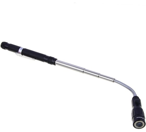 Фонарь телескопический ЕРМАК с магнитом, 1 LED, 1 режим, 3хLR44, 15x2см 224-005