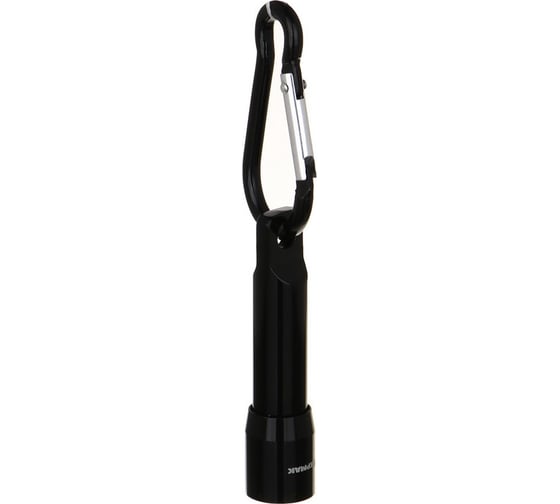 Фонарик-брелок ЕРМАК с карабином, 1 LED, 1 режим, 4xLR41, 6,1x1,4см 226-003