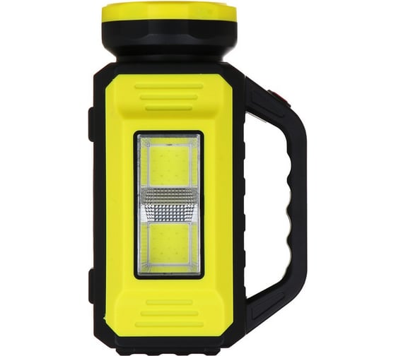 Фонарь прожектор ЕРМАК с солнечной батареей, 2 COB+LED, 5 режимов, 2000мАч 223-104