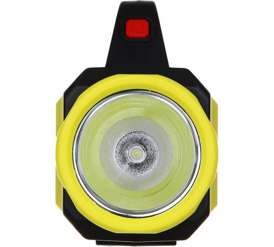 Фонарь прожектор ЕРМАК с солнечной батареей, 2 COB+LED, 5 режимов, 2000мАч 223-104