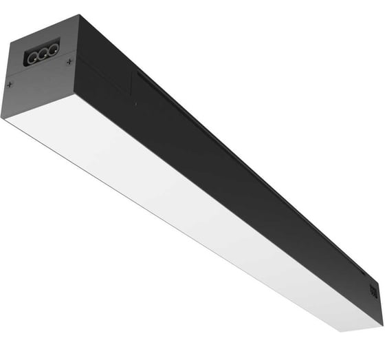 Cветильник офисный Ultraflash LPL-6010 1200*55*55, 50Вт, 4000К, LED, черный 15548