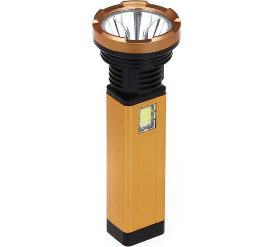 Фонарь ручной ЕРМАК LED+COB, 1200мАч, 4 режима, 6x17см 224-101