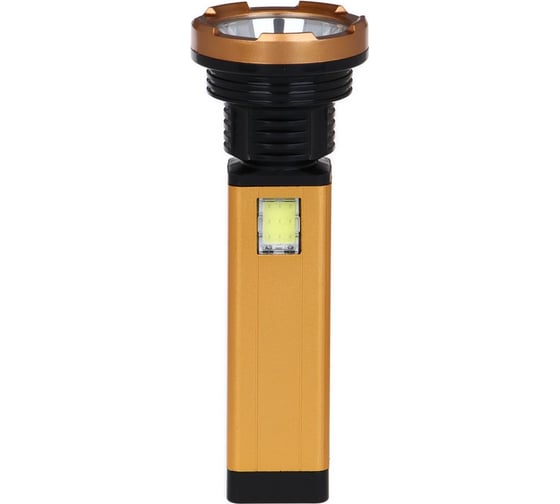 Фонарь ручной ЕРМАК LED+COB, 1200мАч, 4 режима, 6x17см 224-101