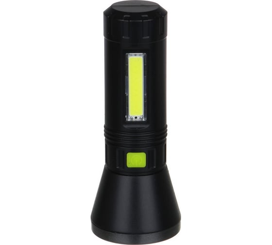 Фонарь ручной ЕРМАК LED+COB, 4 режима, 1200мАч, 5,8x14,8см 224-078