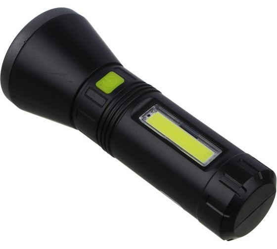 Фонарь ручной ЕРМАК LED+COB, 4 режима, 1200мАч, 5,8x14,8см 224-078