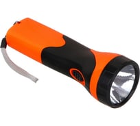 Фонарь ручной ЕРМАК аккумуляторный, с встроенным штекером 220В, 1 LED, 2 режима, 400мАч 224-051