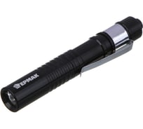 Фонарь с клипсой для крепления ЕРМАК 1 LED, 1хAAA, 9x1,4см, алюминий 224-026