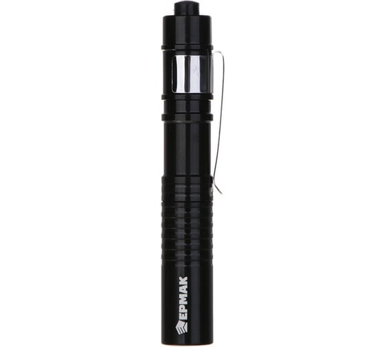 Фонарь с клипсой для крепления ЕРМАК 1 LED, 1хAAA, 9x1,4см, алюминий 224-026