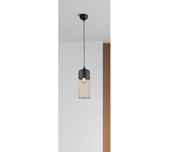 Подвес Rivoli 5051201 Josefine P1 черный/золото 1хE27 60W 12/72 Б0047530