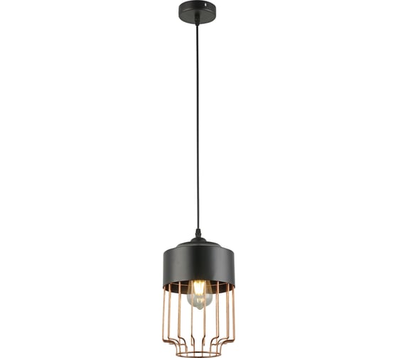 Подвес Rivoli 5052201 Marlis P1 черный/золото 1хE27 60W 840 Б0047531 1