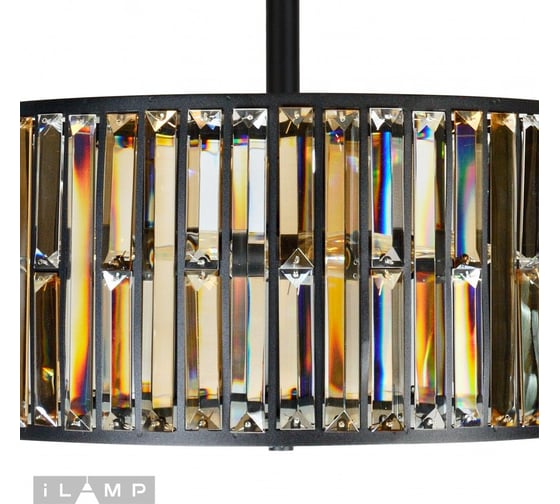 Подвесная люстра iLAMP Royal 10390-5P BK