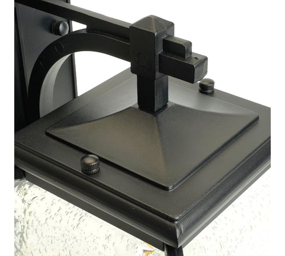 Светильник садово-парковый FERON PL741 на стену вниз 60W E27 230V, черный, 51274