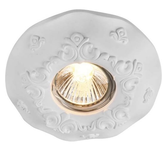 Встраиваемый светильник MAYTONI Gyps Classic 1xGU10x35W Белый DL284-1-01-W