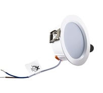 Встраиваемый светодиодный светильник FIBERLI CDEW3-TECO, 7W, 4000K, IP20, 110, Φ 90x38 (Φ75), белый 12130705