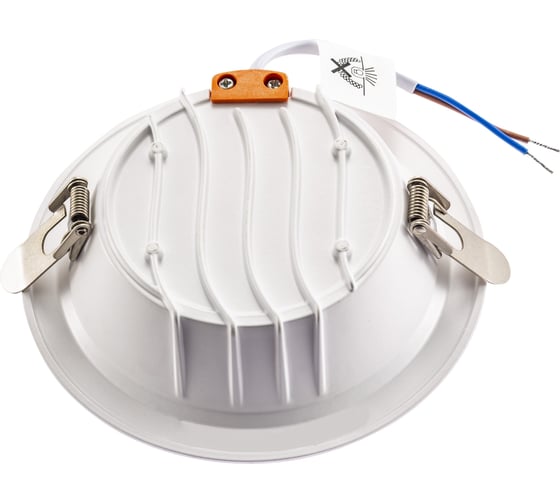 Встраиваемый светодиодный светильник FIBERLI CDEW3-TECO, 7W, 4000K, IP20, 110, Φ 90x38 (Φ75), белый 12130705