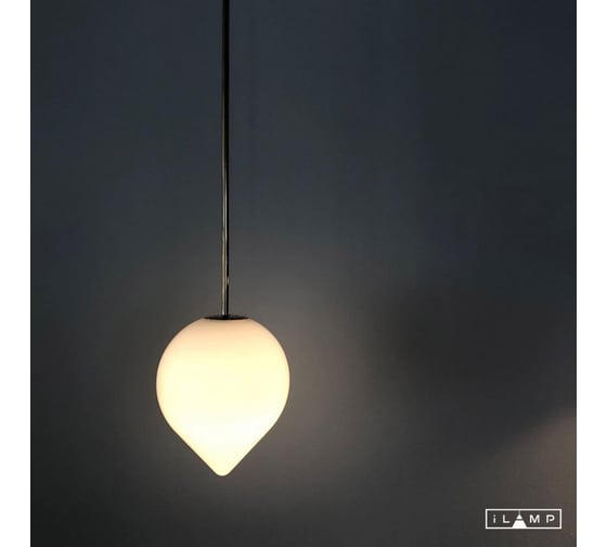 Подвесной светильник iLAMP CENTO 9571P/1-D300 BR-WH 1