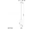Подвесной светильник iLAMP Lofty 10705-1 BK-BR 2