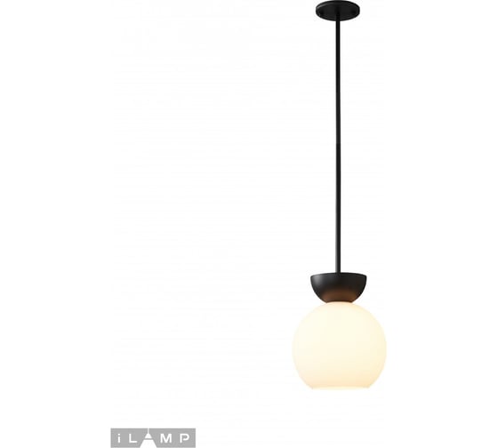 Подвесной светильник iLAMP Mono P6079-1 BK+WH 1
