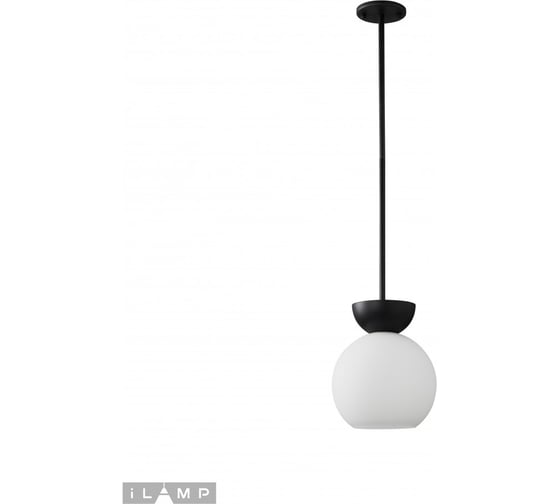 Подвесной светильник iLAMP Mono P6079-1 BK+WH