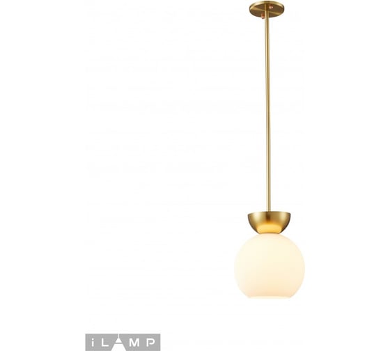 Подвесной светильник iLAMP Mono P6079-1 GD+WH 1