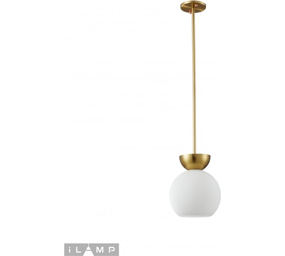 Подвесной светильник iLAMP Mono P6079-1 GD+WH