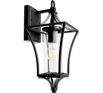 Светильник садово-парковый FERON PL731 на стену вниз 60W E27 230V, черный, 51269