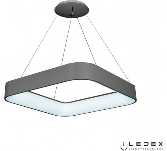 Подвесной светодиодный светильник iLEDEX North 8288D-600-600 GR