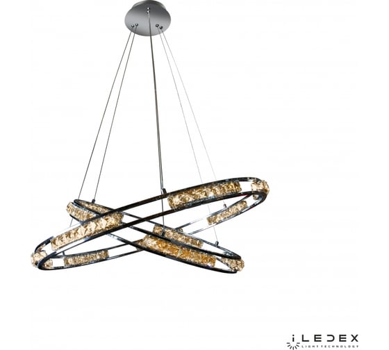 Подвесной светодиодный светильник iLEDEX Crystal 16364/800+600 CR