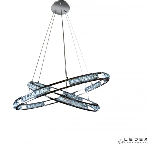 Подвесной светодиодный светильник iLEDEX Crystal 16364/800+600 CR