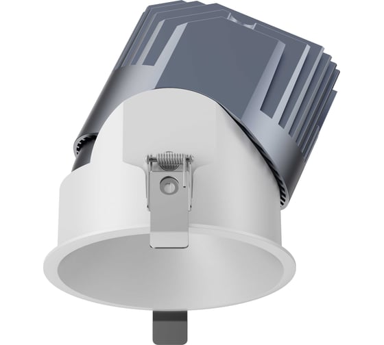 Поворотный светильник FIBERLI 1005E65, 30W, 4000K, IP65, 55, Ø 130хX135 (Ø120), белый отражатель 12130606