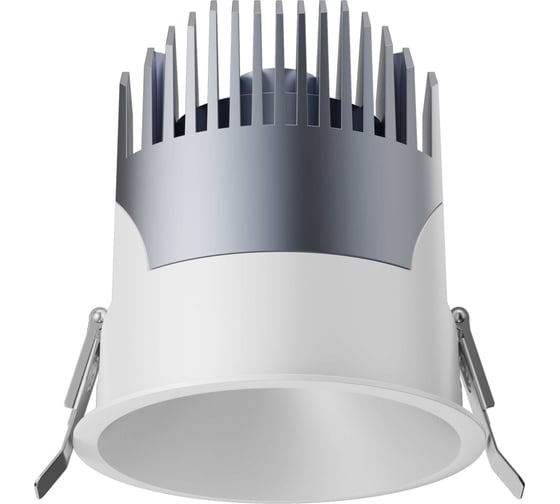 Поворотный светильник FIBERLI 1005E65(W), 20W, 3000K, IP65, 55, Ø103x110 (Ø95mm), белый отражатель 12130602