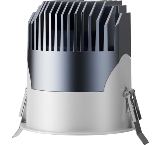 Поворотный светильник FIBERLI 1005E65(W), 20W, 3000K, IP65, 55, Ø103x110 (Ø95mm), белый отражатель 12130602