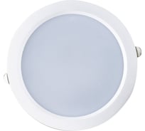 Встраиваемый светодиодный светильник CDEW8-TECO, 24W, 4000K, IP20, 110, Ø180x41 (Ø150), белый FIBERLI 12130708