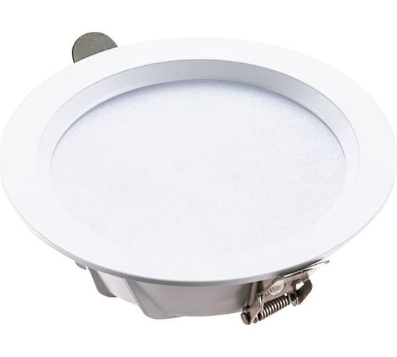 Встраиваемый светодиодный светильник FIBERLI CDEW4-TECO(W), 12W, 3000K, IP20, 110, Ø120x38 (Ø105), белый 12130702 1