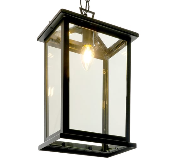 Светильник садово-парковый FERON PL755 на цепочке 60W E14 230V, черный, 51281