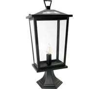 Светильник садово-парковый FERON PL754 на постамент 60W 230V E14, черный, 51280